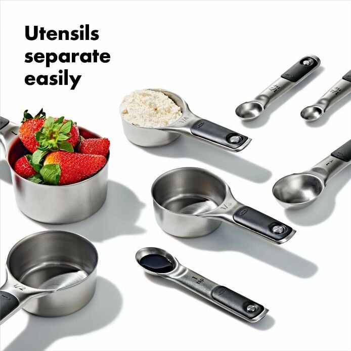 Stainless Steel Measuring Cups and Spoons Set L7