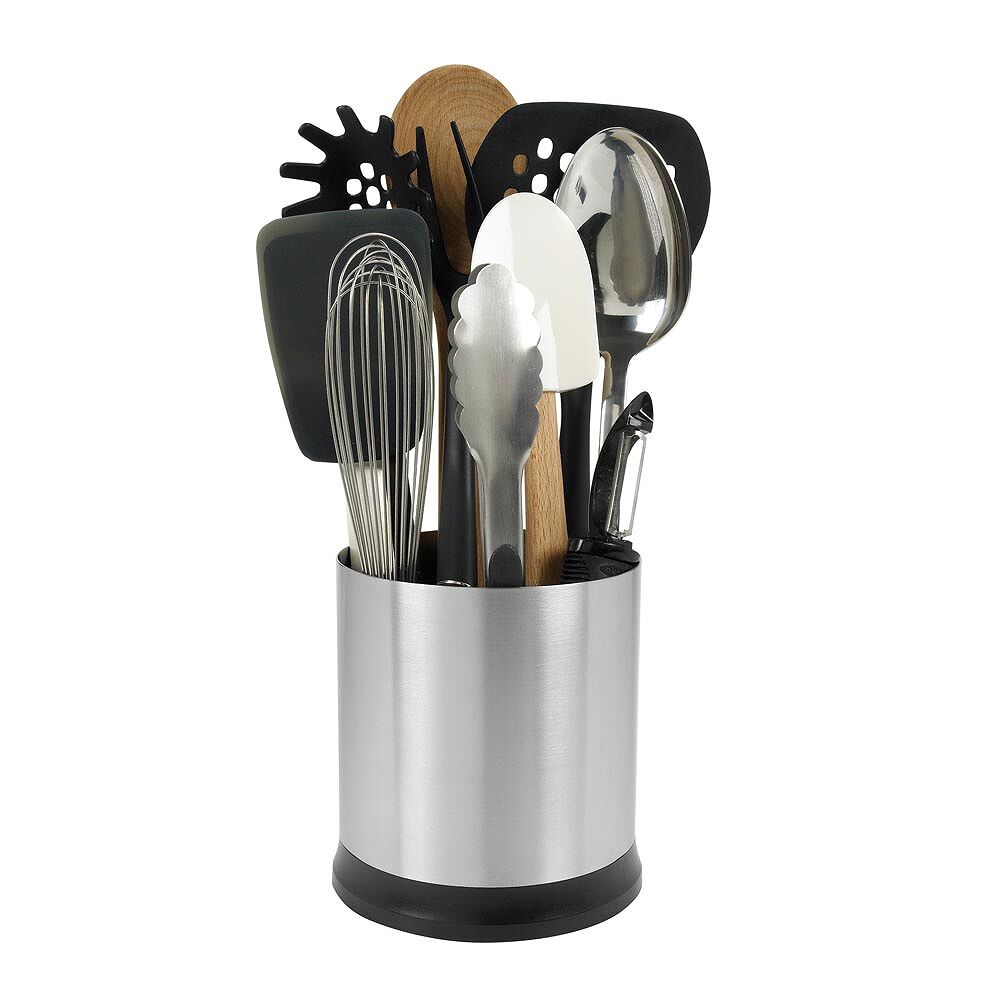 Stainless Steel Rotating Utensil Holder A9