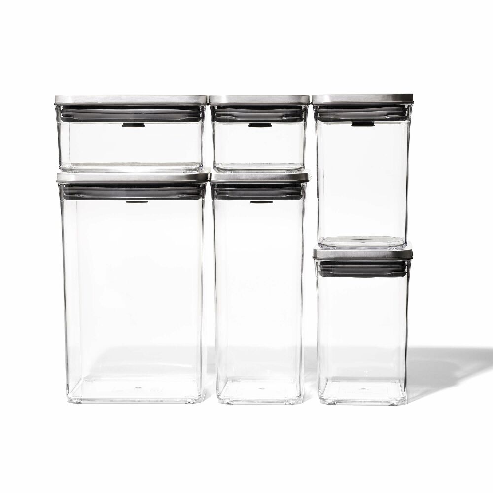 Steel 6-Piece POP Container Set X7