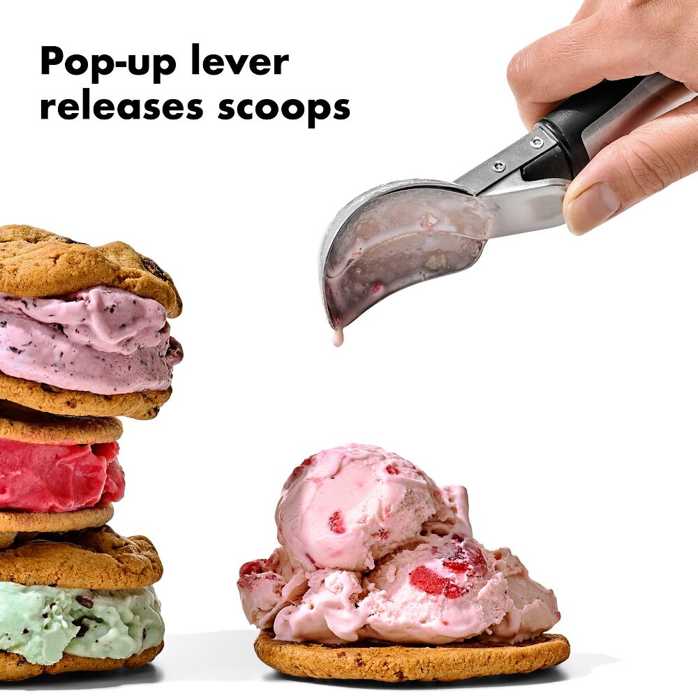 Steel Lever Ice Cream Scoop E7