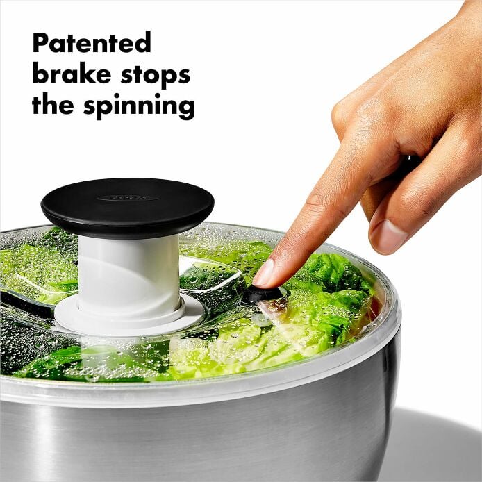 Steel Salad Spinner O9