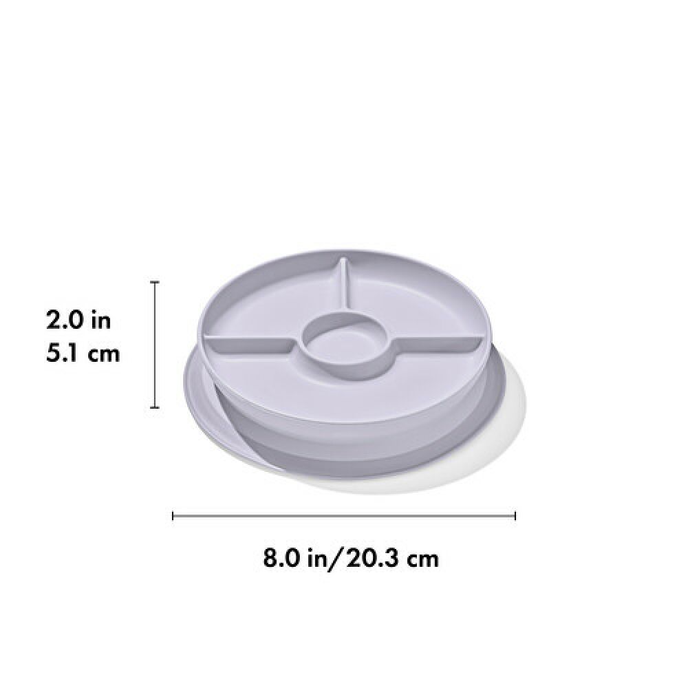Stick & Stay Suction Divided Plate M1