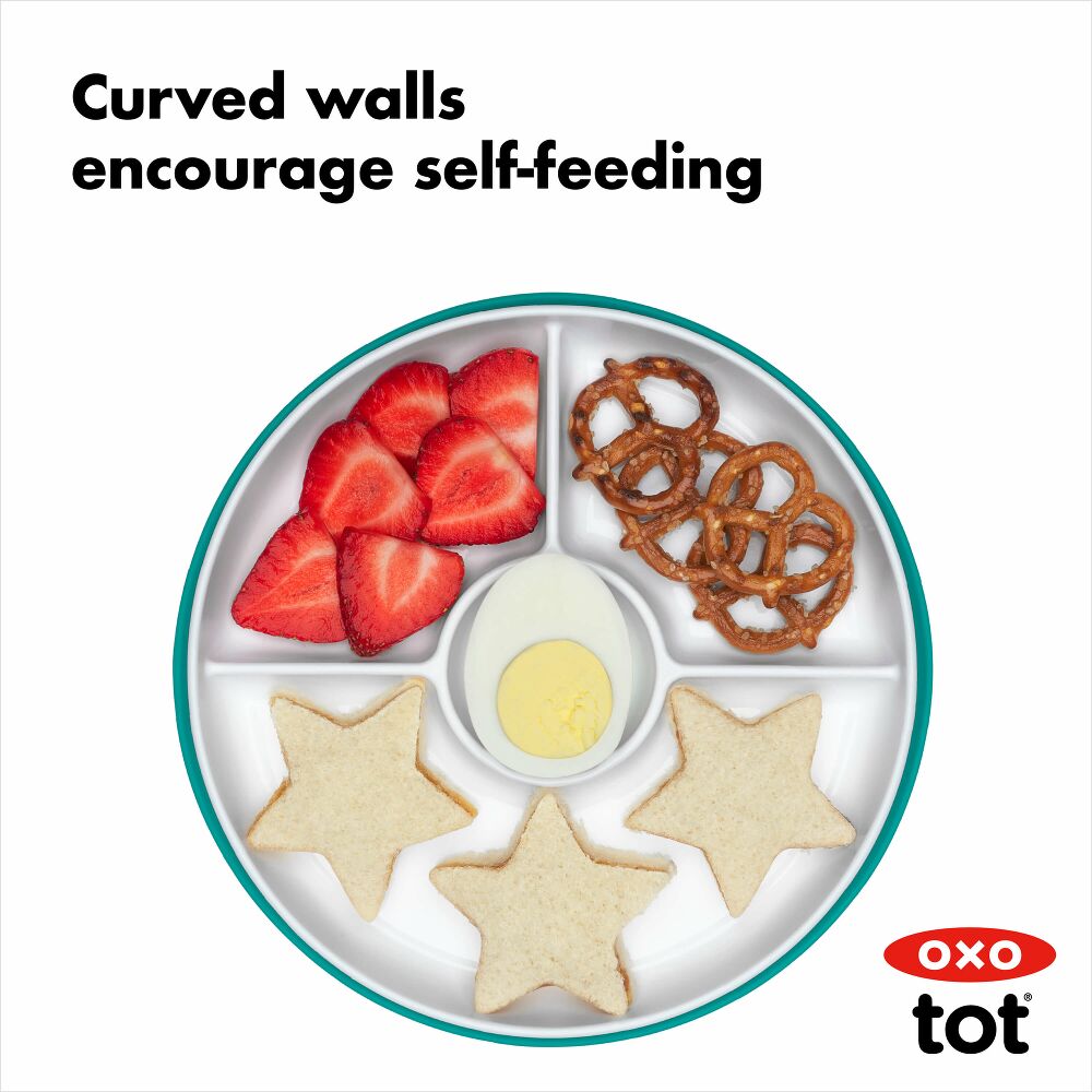 Stick & Stay Suction Divided Plate Y6
