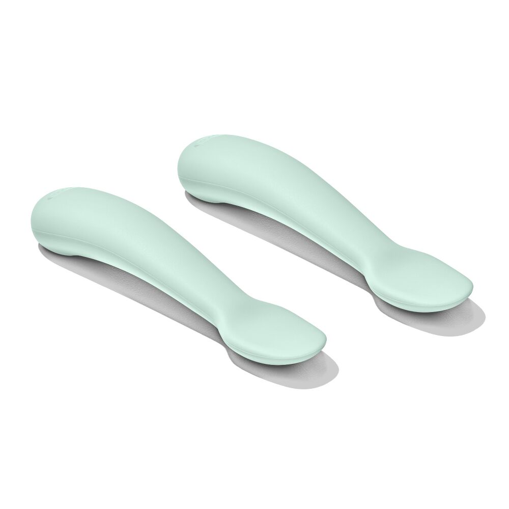 Textured Suction Plate & Spoons Set – 3-Piece N2