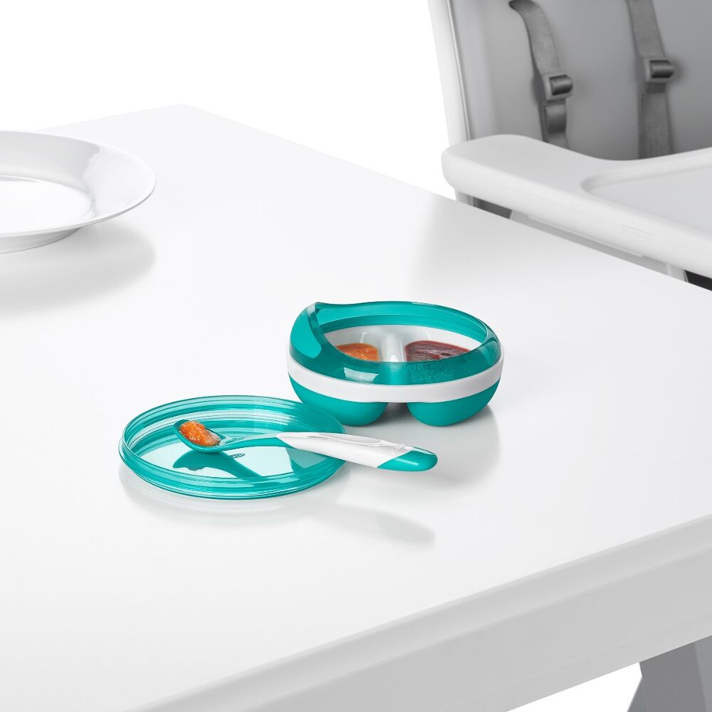 Divided Feeding Dish with Removable Ring P4