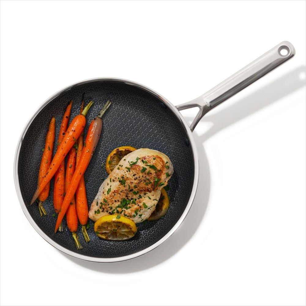 Trident Hybrid Non-Stick Stainless Steel 10 in Fry Pan S7