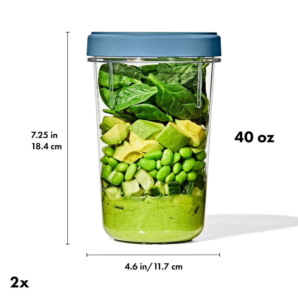 Twist & Stack Container (40 oz) - 2-Pack F6