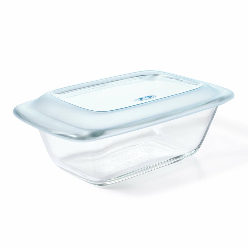 1.6 Qt Loaf Baking Dish with Lid X2