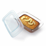 1.6 Qt Loaf Baking Dish with Lid X2