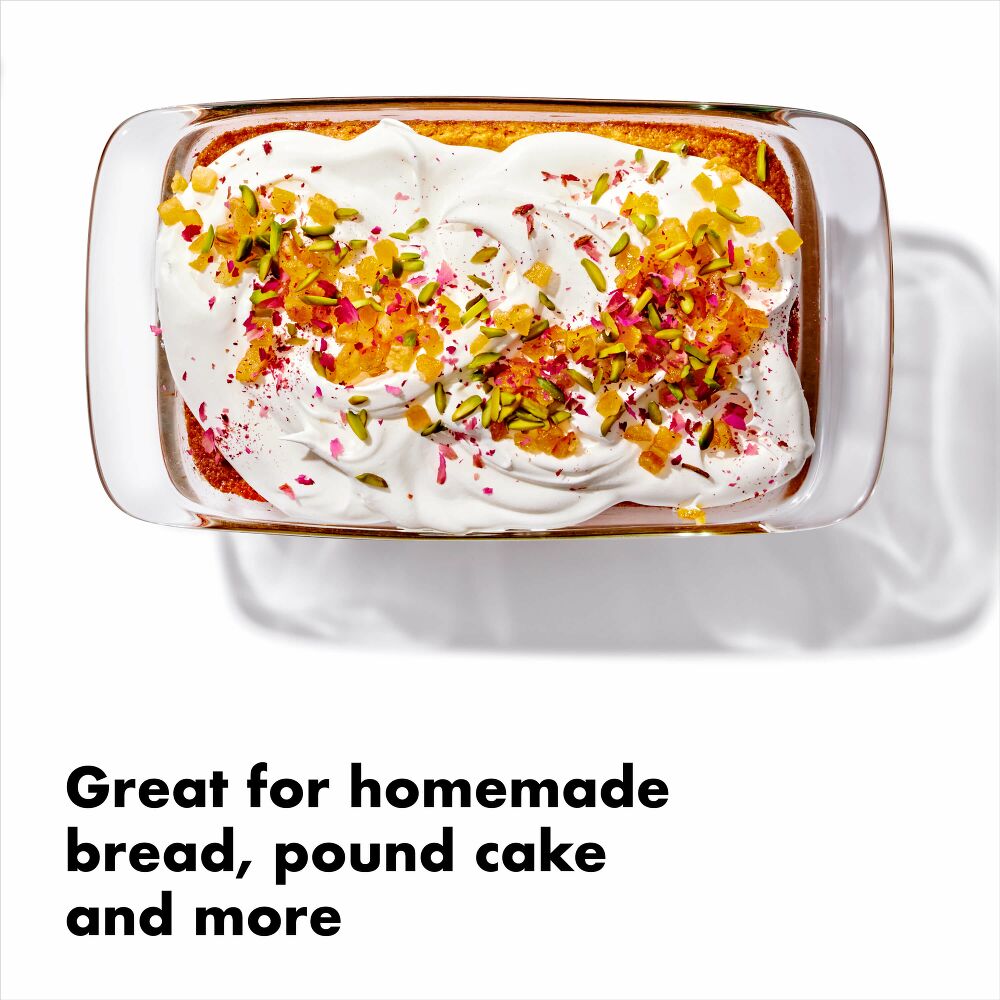 1.6 Qt Loaf Baking Dish with Lid X2