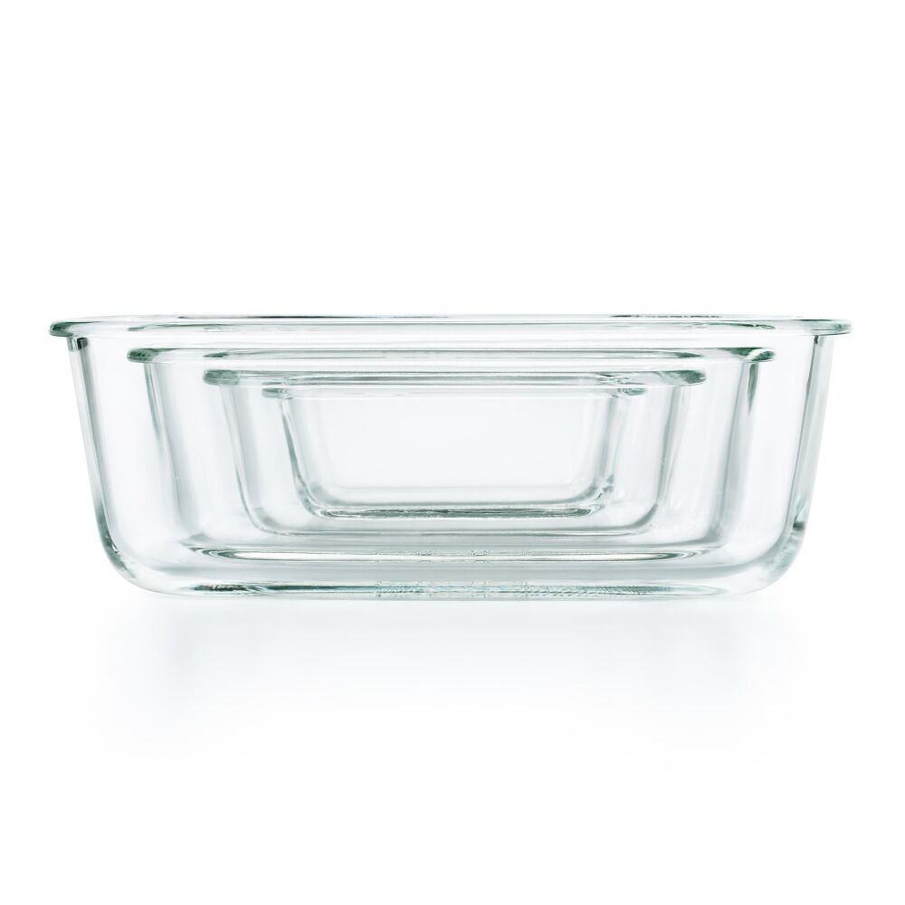 Smart Seal 3.5 Cup Glass Rectangle Container - Teal
