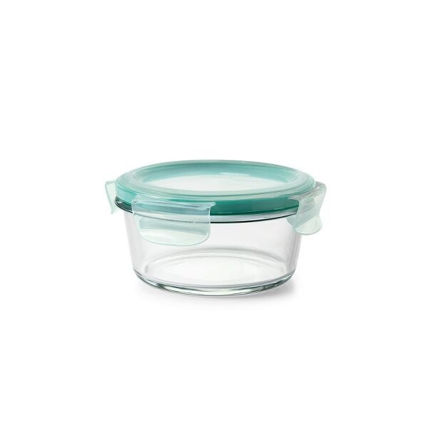 2 Cup Smart Seal Glass Round Container