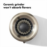 Contoured Mess-Free Salt Grinder C6