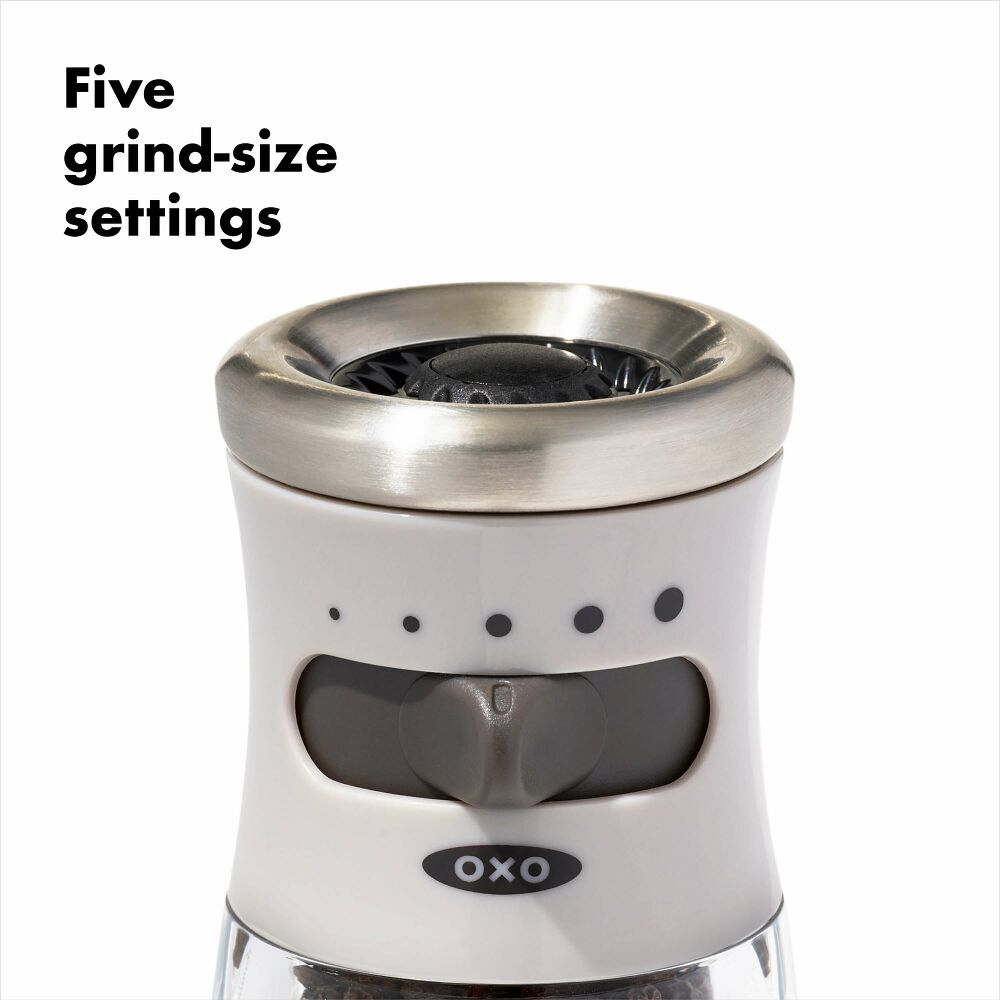 Contoured Mess-Free Pepper Grinder H3