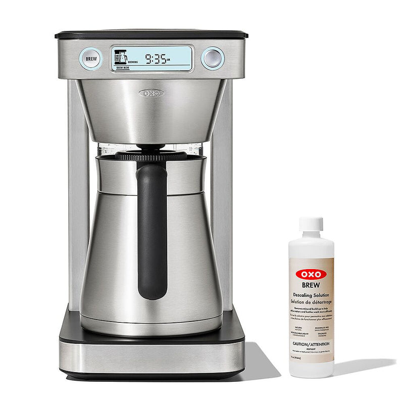 12-Cup Coffee Maker with Podless Single-Serve Function & Descaling Solution Bundle Y7