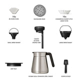 12-Cup Coffee Maker with Podless Single-Serve Function P6