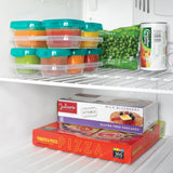 12-Piece Baby Blocks™ Plastic Freezer Storage Container Set - Tot Teal G0