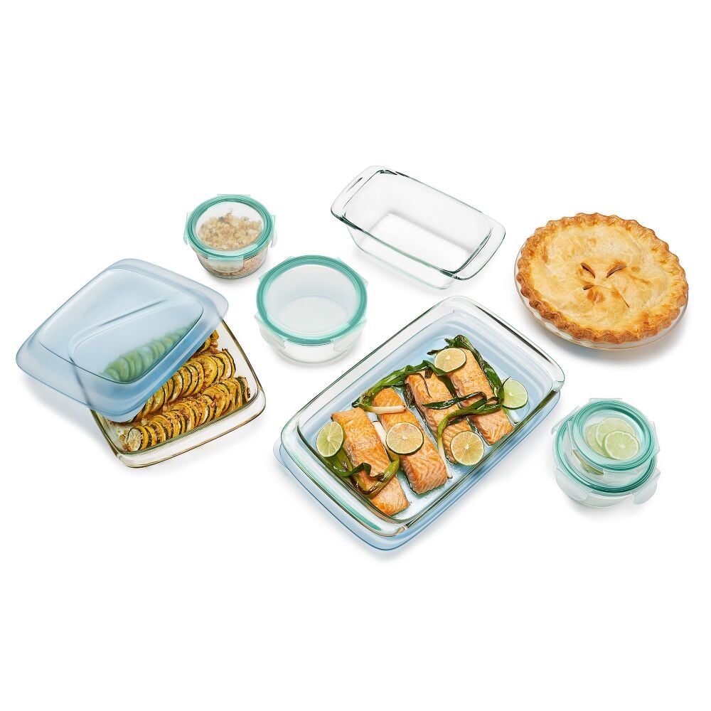14-Piece Glass Bake, Serve & Store Set U7
