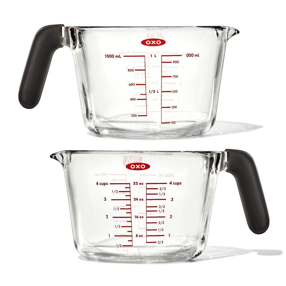 2-Cup and 4-Cup Glass Measuring Cup Set B2