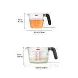 2-Cup and 4-Cup Glass Measuring Cup Set V7