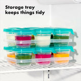 2 oz Baby Blocks™ Silicone Freezer Storage Containers U9