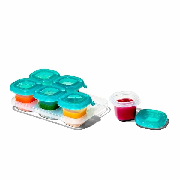 2 oz Baby Blocks™ Silicone Freezer Storage Containers U9