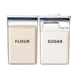 2-Piece Prelabeled POP Container Set with Scoop Z6