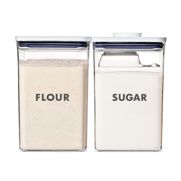2-Piece Prelabeled POP Container Set with Scoop Z6