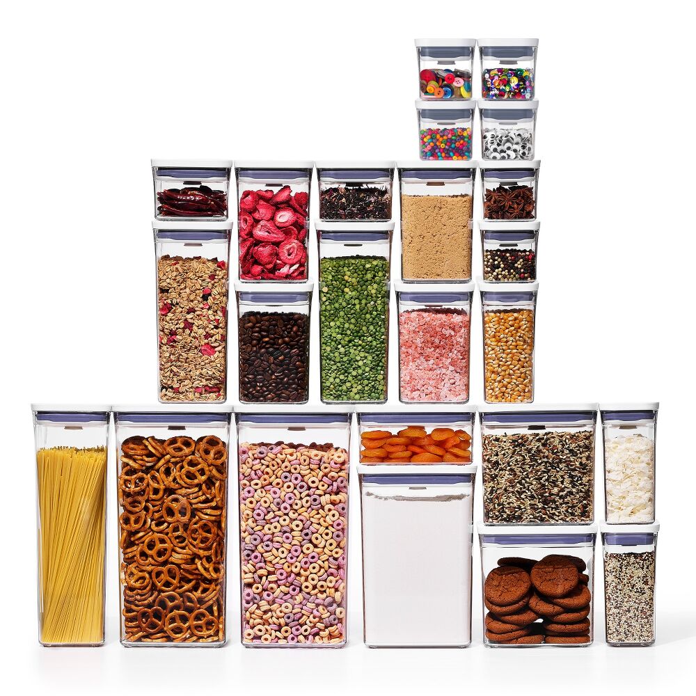 20-Piece POP Container Set & POP 4-Piece Mini Container Set Bundle K9