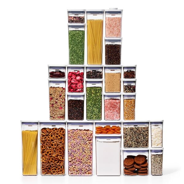 5-Piece POP Container Set & 20-Piece POP Container Set Bundle O1