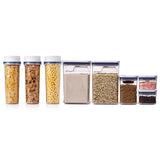 3 Piece Cereal Dispenser Set & 8-Piece POP Container Baking Set Bundle H1