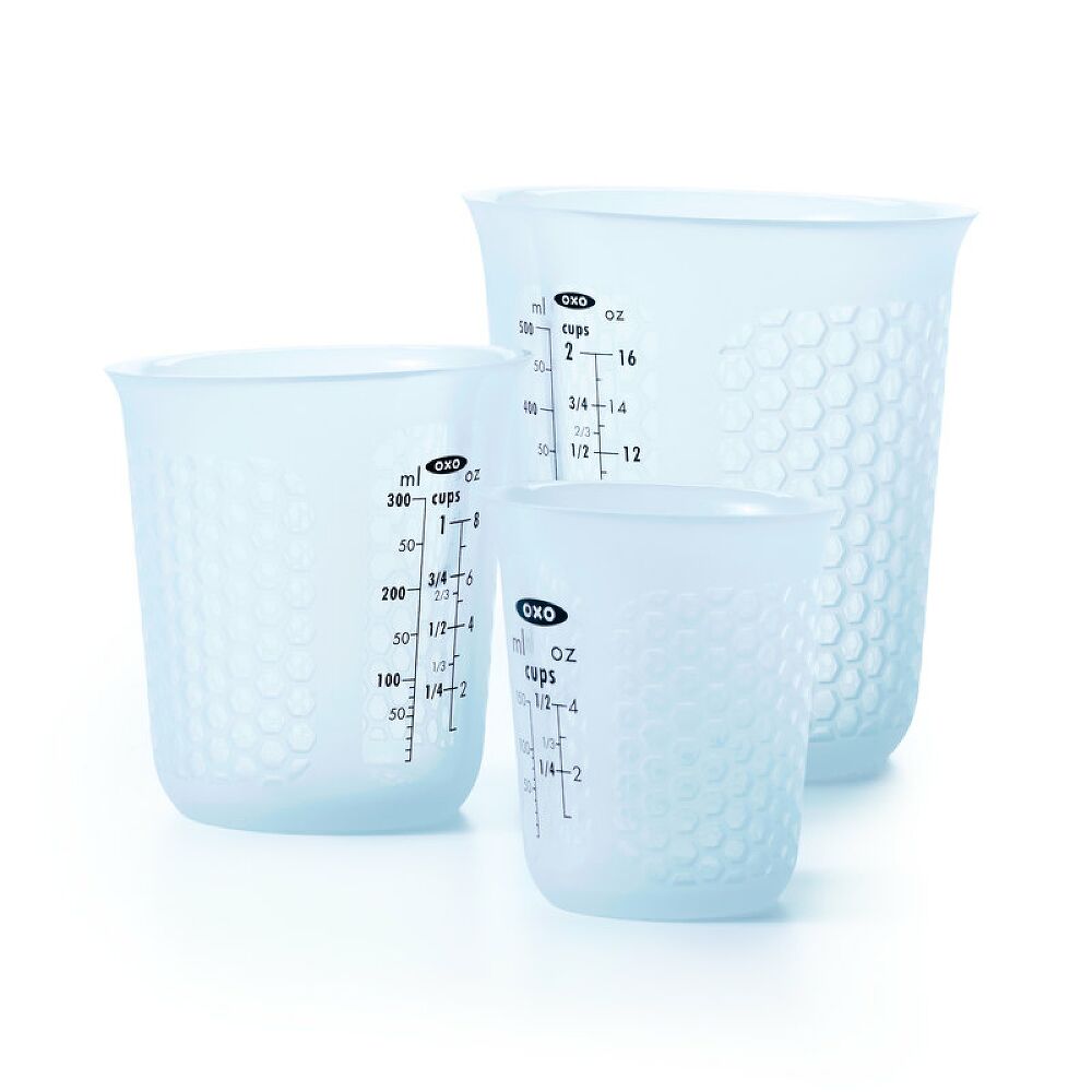3 Piece Squeeze & Pour Silicone Measuring Cup Set U3