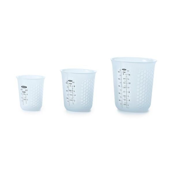 3 Piece Squeeze & Pour Silicone Measuring Cup Set U3