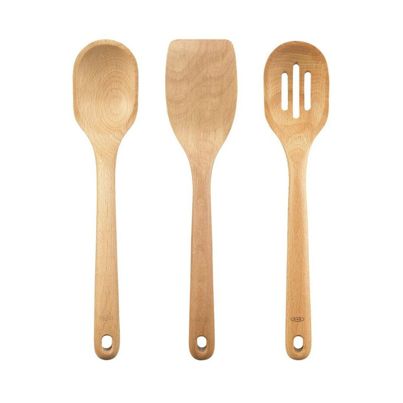 3 Piece Wooden Utensil Set O1