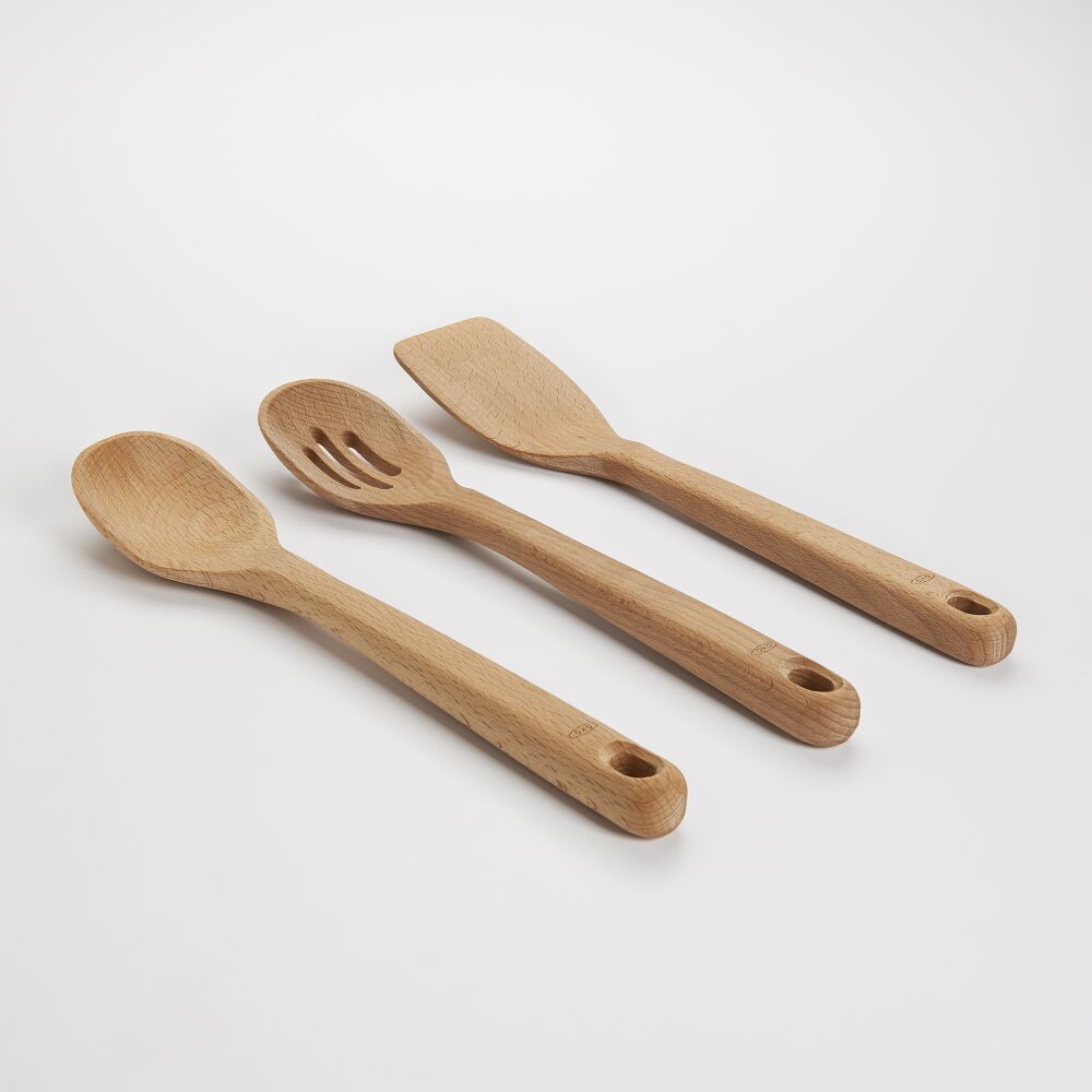 3 Piece Wooden Utensil Set O1