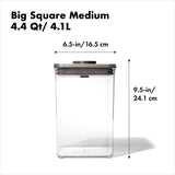 POP Container - Big Square Medium (4.4 Qt/4.2 L) J1