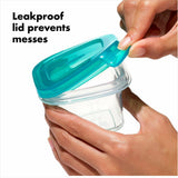 4 oz Baby Blocks™ Silicone Freezer Storage Containers - Tot Teal K9