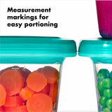 4 oz Baby Blocks™ Silicone Freezer Storage Containers - Tot Teal K9