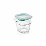 4 Piece Smart Seal Glass Mini Square Container Set Y2