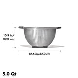 5 Qt Stainless Steel Colander O8