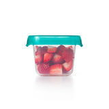 6 oz Baby Blocks™ Plastic Freezer Storage Containers - Tot Teal S6