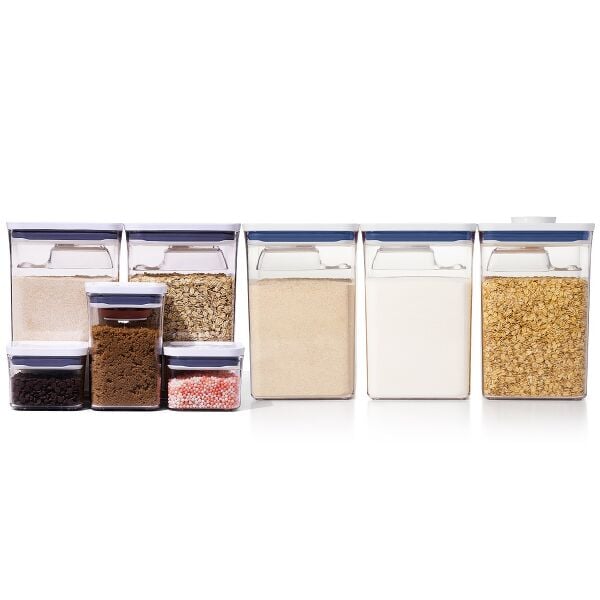 6-Piece POP Container Set & 8-Piece POP Container Baking Set Bundle H8