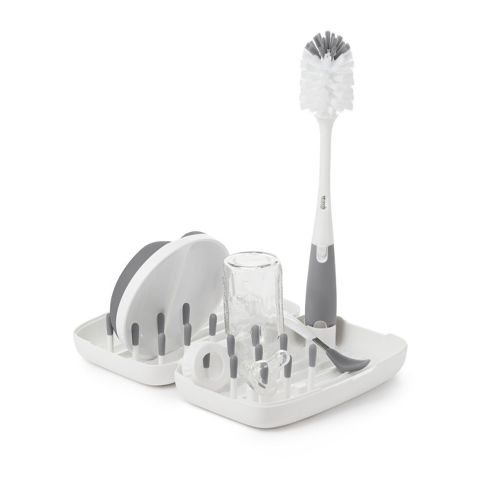 On-the-Go Drying Rack with Bottle Brush
