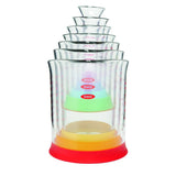 7 Piece Liquid Measuring Beaker Set W0