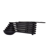 7 Piece Plastic Measuring Spoons - Black E8