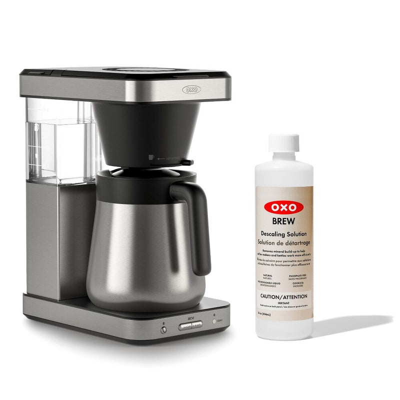 8-Cup Coffee Maker & Descaling Solution Bundle X0
