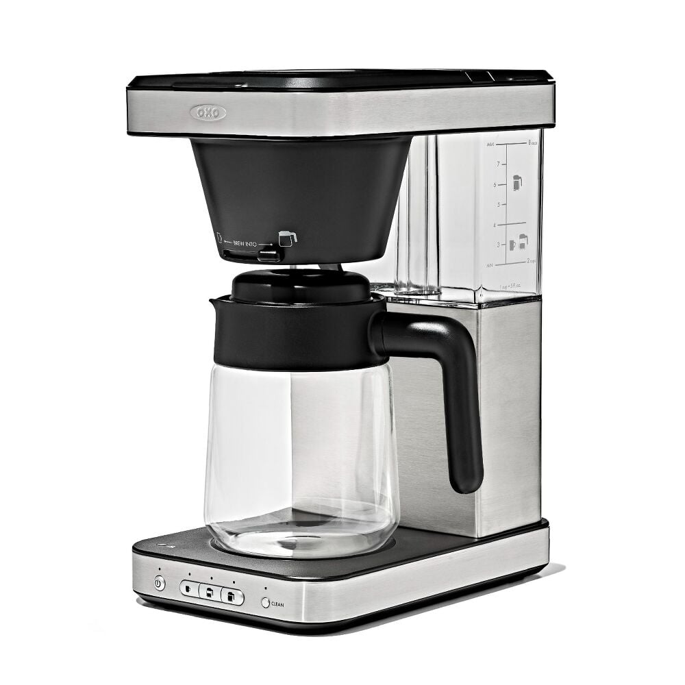 8-Cup Coffee Maker with Podless Single-Serve Function and Glass Carafe P4