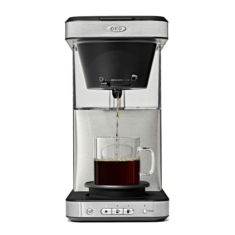 8-Cup Coffee Maker with Podless Single-Serve Function and Glass Carafe P4
