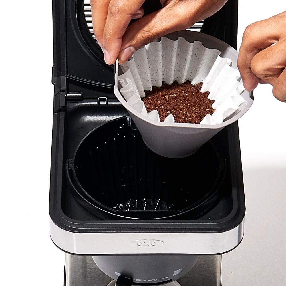 8-Cup Coffee Maker with Podless Single-Serve Function and Glass Carafe P4