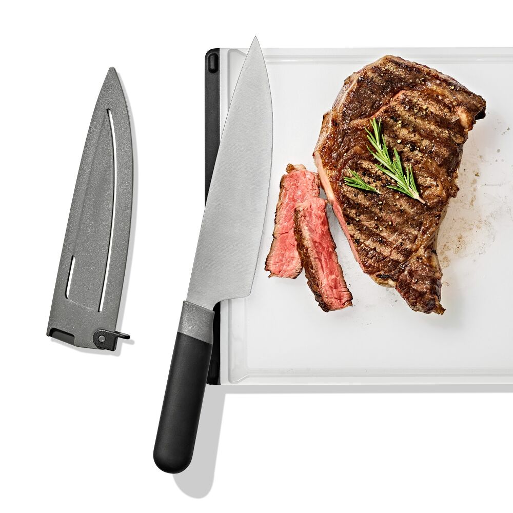 8 in Chefs Knife with Locking Sheath O0